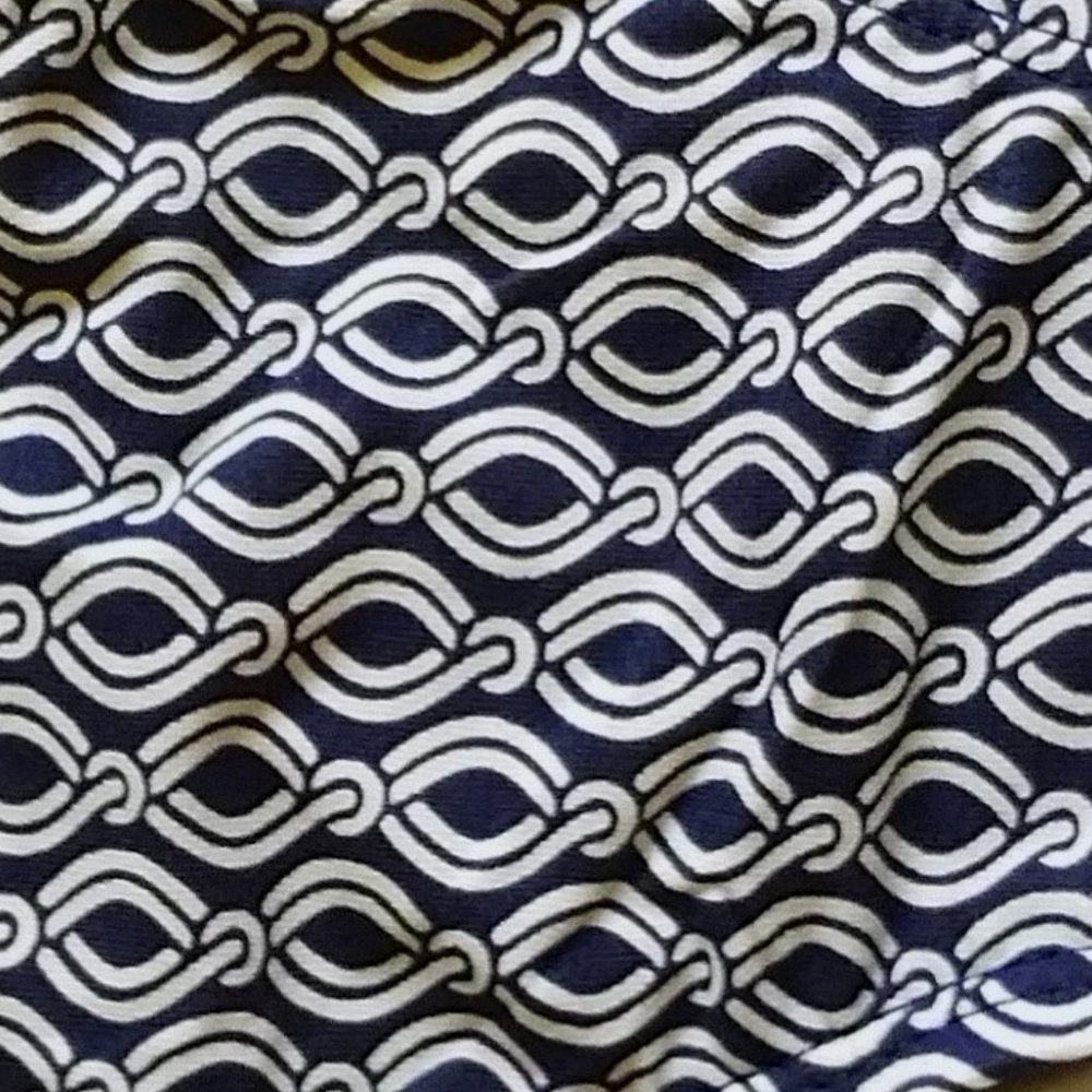 Navy Chain Swim Bottom